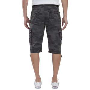 Verano ligero 100% algodón suelto ajuste College Cargo Shorts hombres al aire libre transpirable personalizado Cargo Shorts - Product Image 2