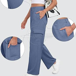 Nouvelle mode de pantalons de survêtement respirants pour femmes couleur personnalisée Streetwear Offre Spéciale pantalons personnalisés - Product Image 3