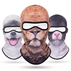 Balaclava de haute qualité, personnalisée, avec impression amusante, pour le ski, la moto, le vélo, la pêche, la chasse, 100% polyester, coupe-vent, livraison DDP - Product Image 3