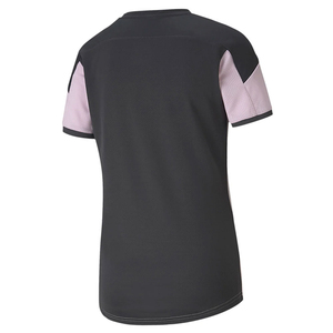 T-shirt blanc simple imprimé personnalisé en gros 100% polyester blanc Sport Run Quick pour les femmes - Product Image 3