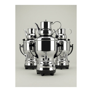 Samovar électrique en acier inoxydable de 2200 W, 3 litres, avec thermostat réglable, pour le thé et le café - Product Image 1