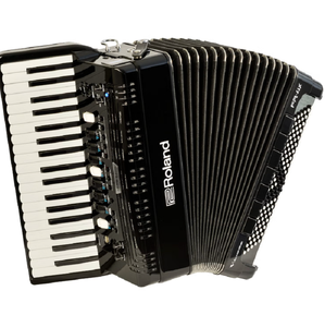 Acordeón Roland FR-1X V-Accordion de 26 Teclas y 72 Bajos, Negro, con Transmisor y Receptor de Audio - Product Image 1