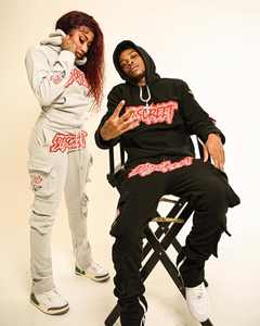 Moda 2 piezas mujer Sudadera de cuello redondo de gran tamaño sudaderas con capucha de manga larga ropa de calle conjunto Sudadera con capucha conjuntos - Product Image 3