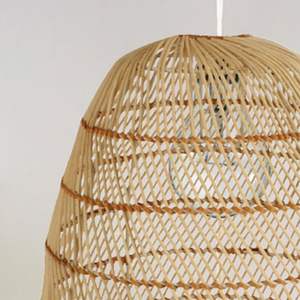 Personalized Rattan Bedroom Living Room Chandelier Rustic Simple Restaurant Pendant <b>Light</b> for <b>Indoor</b> Decoration - Product Image 3