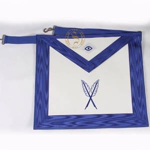 Tablier maçonnique Regalia brodé Tablier maçonnique maître de haute qualité - Product Image 3
