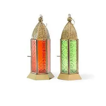 Indoor and Outdoor Decoration Tableware Candle Stick Holder Hotel Decorative Moroccan Lantern for Festive Season