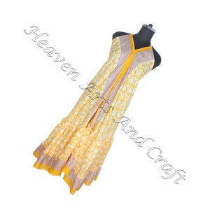 Vintage soie Saree indien Boho robe imprimé Multi modèles et couleurs assorties 2023 Hot Looking robe en gros dames robe - Product Image 5