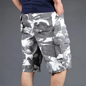 Hot Sale <b>Men's</b> Casual Cargo <b>Shorts</b> 100% Cotton Solid <b>Camouflage</b> Print Multiple Pockets <b>Men's</b> Casual <b>Shorts</b> on Sale - Product Image 3