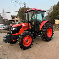 Neuf et d'occasion pour tracteur agricole 4x4 100 CV automatique avec chargeurs avant/arrière, moteur, boîte de vitesses, pompe et roulement