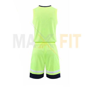 2025 dernière conception maillot et shorts de basket-ball réversibles conception personnalisée Service OEM uniformes de basket-ball durables à faible quantité minimale de commande - Product Image 3
