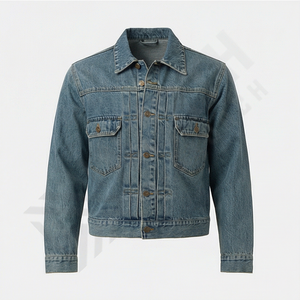 Veste en jean en coton pour homme, vêtements, vestes, manteaux, grande taille, veste en jean de haute qualité personnalisée, service de qualité, vêtements d'extérieur - Product Image 1