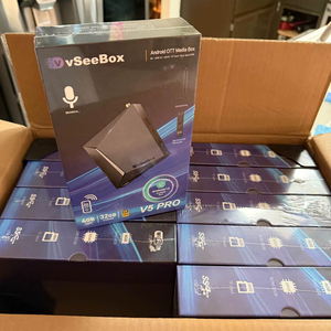 v See Box V5 Pro Android <b>TV</b> Box | 6K/8K HDR Streaming | 4GB RAM + 32GB Storage | Voice <b>Control</b> <b>Remote</b> | Dual WiFi | Plug & Play - Product Image 1
