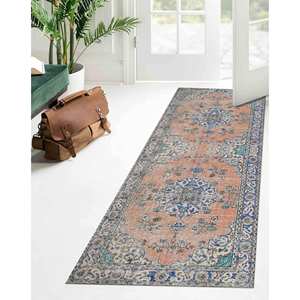 Tapis à motif floral : design marocain, adapté aux animaux domestiques, à suspendre au mur, avec tapis à poils doux - Product Image 5