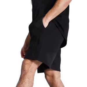 Ensembles de shorts d'été pour hommes personnalisés en gros tissu éponge respirant de haute qualité avec logo personnalisé et options de taille - Product Image 5