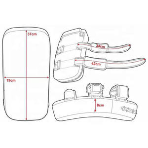 แผ่นเตะมวยไทยสำหรับผู้ชายแบบมืออาชีพมาใหม่ - Product Image 6