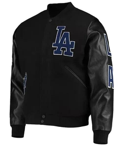 Wholesale Blank Cotton Varsity <b>Jackets</b> Custom Letterman Wool <b>Leather</b> Coat College Baseball <b>Jacket</b> For <b>Men</b> Women - Product Image 6