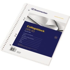 Soennecken A5 Lined Notebook 80 Sheets 70g/m Paper - Product Image 1