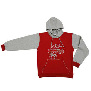 Vente en gros de pulls à capuche épais 100% coton pour hommes logo brodé surdimensionné impression personnalisée fabriqués à partir de vêtements en polaire - Product Image 3