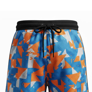 Shorts en mesh sublimés personnalisés pour hommes, bas de tenue d'équipe personnalisés avec technologie d'évacuation de l'humidité pour les athlètes - Product Image 6
