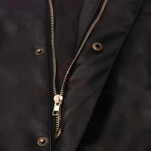 Gilet en cuir d'hiver pour homme personnalisé - Respirant, imperméable, coupe-vent, vêtement d'extérieur décontracté, durable, disponible en gros - Product Image 5