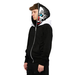 Vente en gros de sweats à capuche personnalisés de haute qualité 100% coton avec fermeture éclair, pour hommes, hiver, impression numérique, anti-boulochage, respirant, séchage rapide - Product Image 3