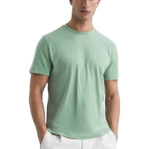 T-shirt en gros échantillon gratuit impression personnalisée t-shirt marque privée doux col rond t-shirt logo personnalisé coton t-shirt pour hommes - Product Image 1