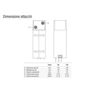 Calentador de Agua con Bomba de Calor Beretta Acquazenit E de 80 Litros - Product Image 2