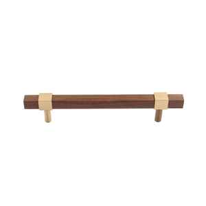 มือจับไม้เคลือบเงาทำด้วยมือของนักออกแบบประตูมือจับประตูภายในทำจากสังกะสีอัลลอยกันน้ำ - Product Image 5