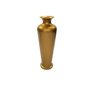 Florero de Metal dorado más vendido Diseño elegante de calidad premium Decoración de mesa perfecta Interiores modernos con acento floral elegante - Product Image 1