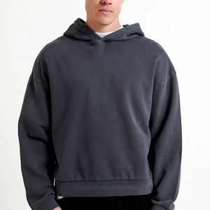 Sweat à capuche surdimensionné poids lourd personnalisé en coton lourd nouveau design meilleurs sweats à capuche surdimensionnés thermiques pour hommes vente en gros - Product Image 1