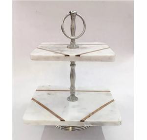 Handmade 3 <b>Tier</b> Uncut Resin <b>Cake</b> <b>Stand</b> for Dessert Display, Elegant Multi-Level Epoxy Serving Tray for Weddings, Parties, Events - Product Image 5