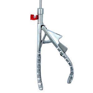 Porte-aiguille chirurgical laparoscopique manuel en argent de haute qualité, réutilisable pour la chirurgie générale, certifié CE Classe I - Product Image 2