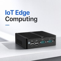 PC Mini Industri Tangguh untuk Otomatisasi Pabrik, Komputer Tertanam untuk Peralatan Produksi Otomatis
