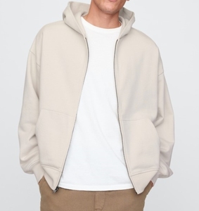 Sweat-shirt à capuche pour homme avec logo personnalisé, en molleton épais, style streetwear, surdimensionné, chaud pour l'hiver, en coton mélangé de haute qualité - Product Image 6