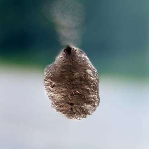 Pendentif Cintamani Saffordite naturel fait à la main en argent collier de pierre de guérison avec cadeau de cordon en similicuir gratuit pour elle - Product Image 2