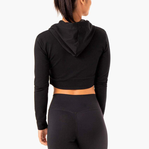 Sweat-shirts pour femmes à col montant, respirants, manteaux d'hiver, tissu polaire, vêtements pour femmes, sweat-shirt à épaules tombantes - Product Image 6
