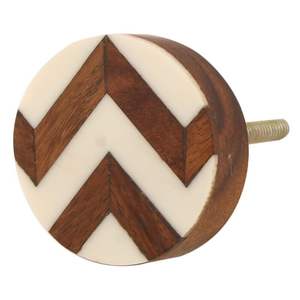 Wholesale Modern <b>Pine</b> Wood & Resin Eco-Friendly Knob Solid Cabinet Drawer Pulls for Kitchen <b>Wardrobe</b> Furniture Handicraft Home - Product Image 1