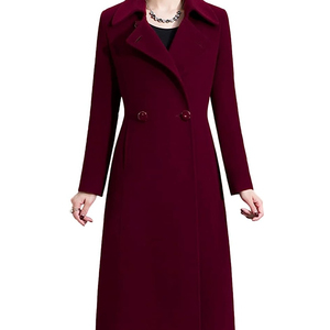 เสื้อโค้ทขนสัตว์ตัวยาวสำหรับผู้หญิงเสื้อโค้ทขนสัตว์แบบถักลำลองมีกระเป๋าหลายช่องแฟชั่น - Product Image 1