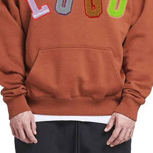 เสื้อฮู้ดปักแขนยาวผ้าฝ้าย100% น้ำหนักเบาสำหรับผู้ชายสำหรับฤดูหนาว - Product Image 5