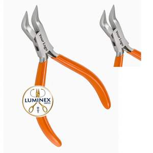 Your Trusted Manufacturing Partner Bent Nose <b>Pliers</b> High Quality Stainless Steel Jewelry Tool for Stone Setting Wire Bending - Product Image 1