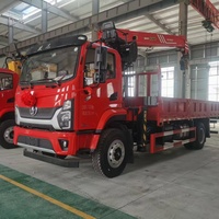 Grue montée sur camion Shacman de haute qualité, levage stable, machinerie de construction durable, idéale