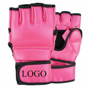 Gants de MMA demi-doigts de haute qualité pour femmes, vente en gros, pour Muay Thai, kickboxing et punching, avec poignées ergonomiques - Product Image 1