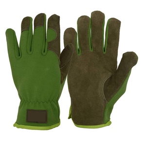 Top qualité en cuir véritable hommes gants de travail vêtements de sécurité gants de travail couleur unie gants de travail à vendre - Product Image 1
