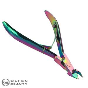 Herramienta de belleza profesional OEM de alta calidad Olfen Beauty, pinzas para uñas de acero inoxidable personalizadas para dedos/dedos de los pies para la venta al por mayor - Product Image 6