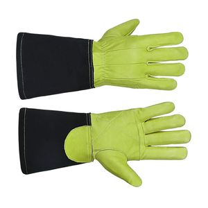 ถุงมือทำงานเชื่อมหนังวัวสองชั้นถุงมือทำงานช่างเชื่อมความปลอดภัยมืออเนกประสงค์ - Product Image 2