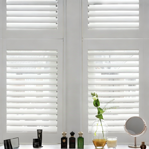 Ventes chaudes Volets intérieurs pour fenêtres Panneaux à persiennes de ventilation Contrô<span class=keywords><strong>le</strong></span> de la lumière du jour Volets décoratifs pour fenêtres - Product Image 1