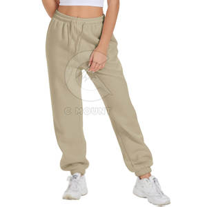 Alto fabricante mejor Material etiqueta privada su propio diseño nuevo estilo pantalones de chándal para mujeres - Product Image 2