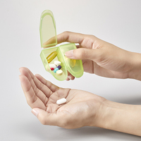 Boîte à pilules en plastique facile à ouvrir Boîte à pilules de médecine de 7 jours