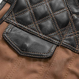 Gilet de moto Cordura dernier style haut d'hiver respirant et imperméable de grande taille personnalisable pour la course en plein air en toile OEM - Product Image 6