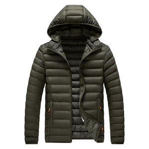 Men's Quilted Puffer Jacket Cold Weather Wholesale Price Custom Zipper Up Stylish Jacket Warm Winter Windproof Outdoor Jackets - Product Image 1